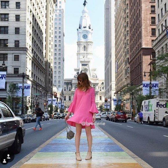 Anthropologie Bell-Sleeve Shift dress - Picture 8 of 8